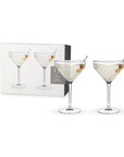 Angled Martini Glasses
