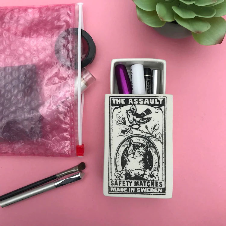 Vintage Ceramic Matchbox