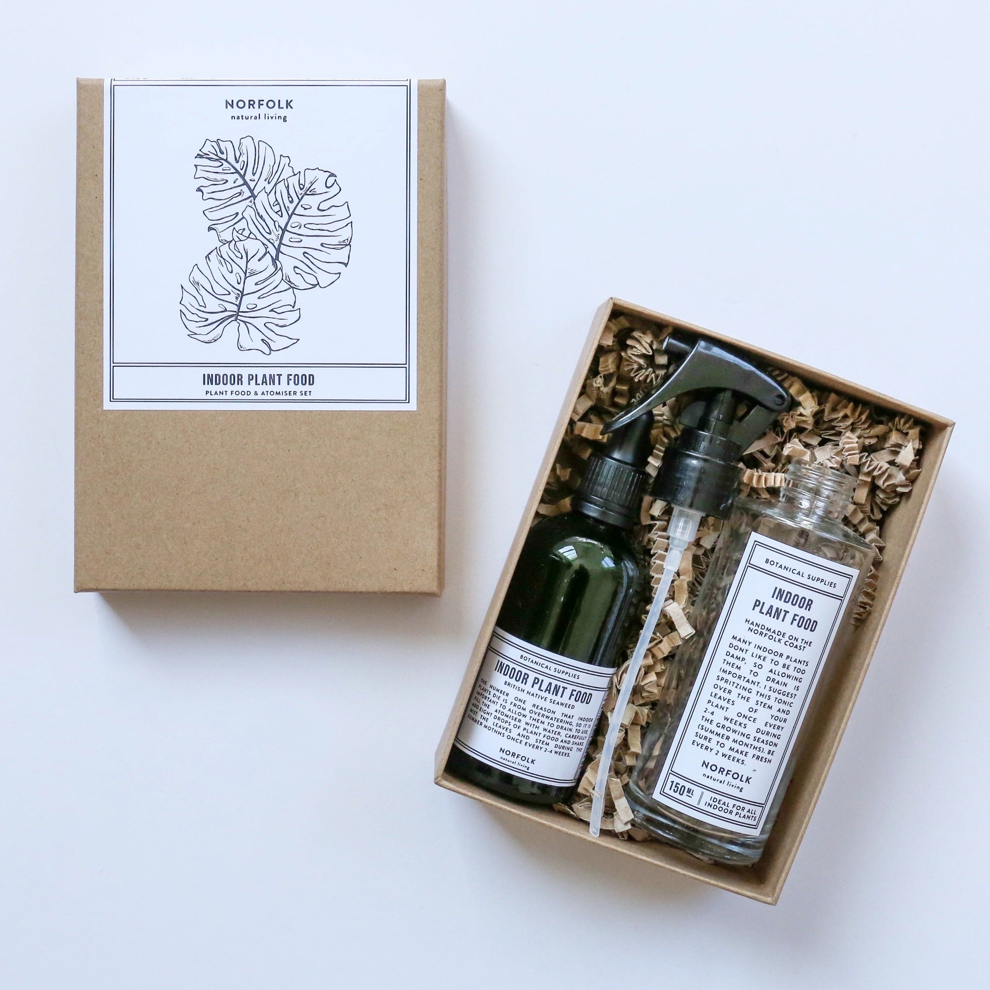 Indoor Plant Food and Atomizer Set