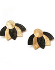 Big Lotus Earrings