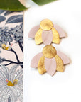 Big Lotus Earrings
