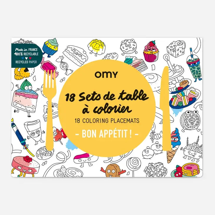 Bon Appetit Paper Placemats