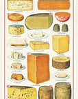 Cheeses of the World Tea Towel