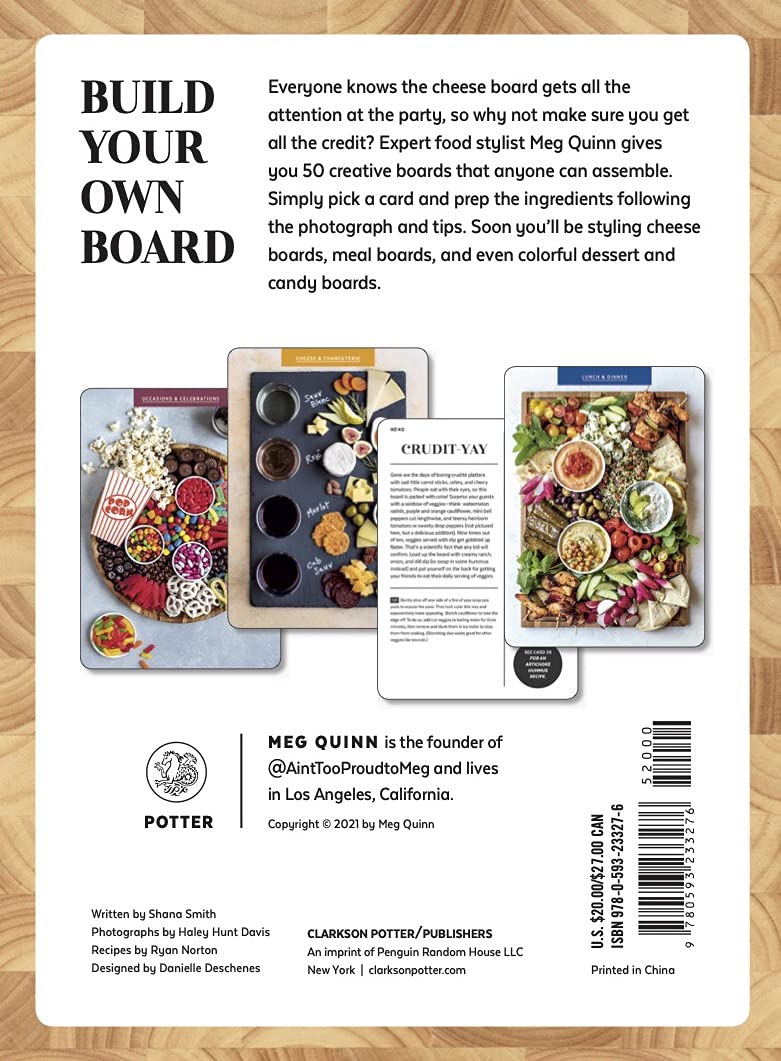 The Cheese Board Deck: 50 Cards for Styling Spreads, Savory + Sweet