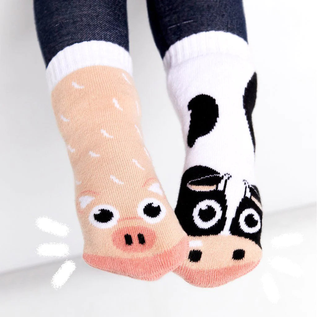 Cow & Pig Socks