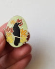 Autumn Crow Magnetic Needle Minder