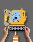 Excavator Pendulum Clock