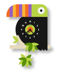 Toucan Pendulum Clock