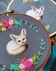 Fennec Fox Embroidery Kit