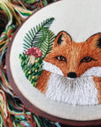 Red Fox Embroidery Kit