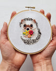 Hedgehog Embroidery Kit