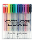 Color Luxe Fine Tip Gel Pens
