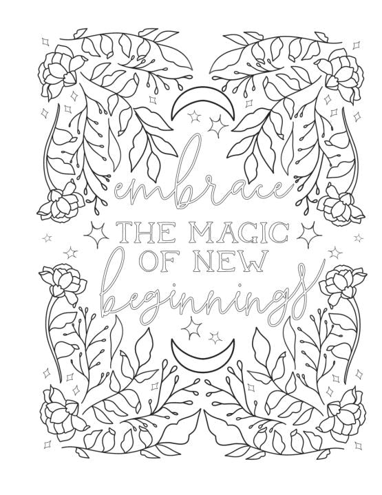 You Are Made of Magic Coloring Book