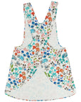 Mushroom Blues Cotton Pinafore Apron