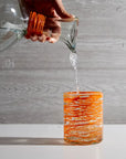 Orange Swirl Carafe
