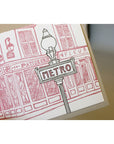 Paris Letterpress Note Card Set