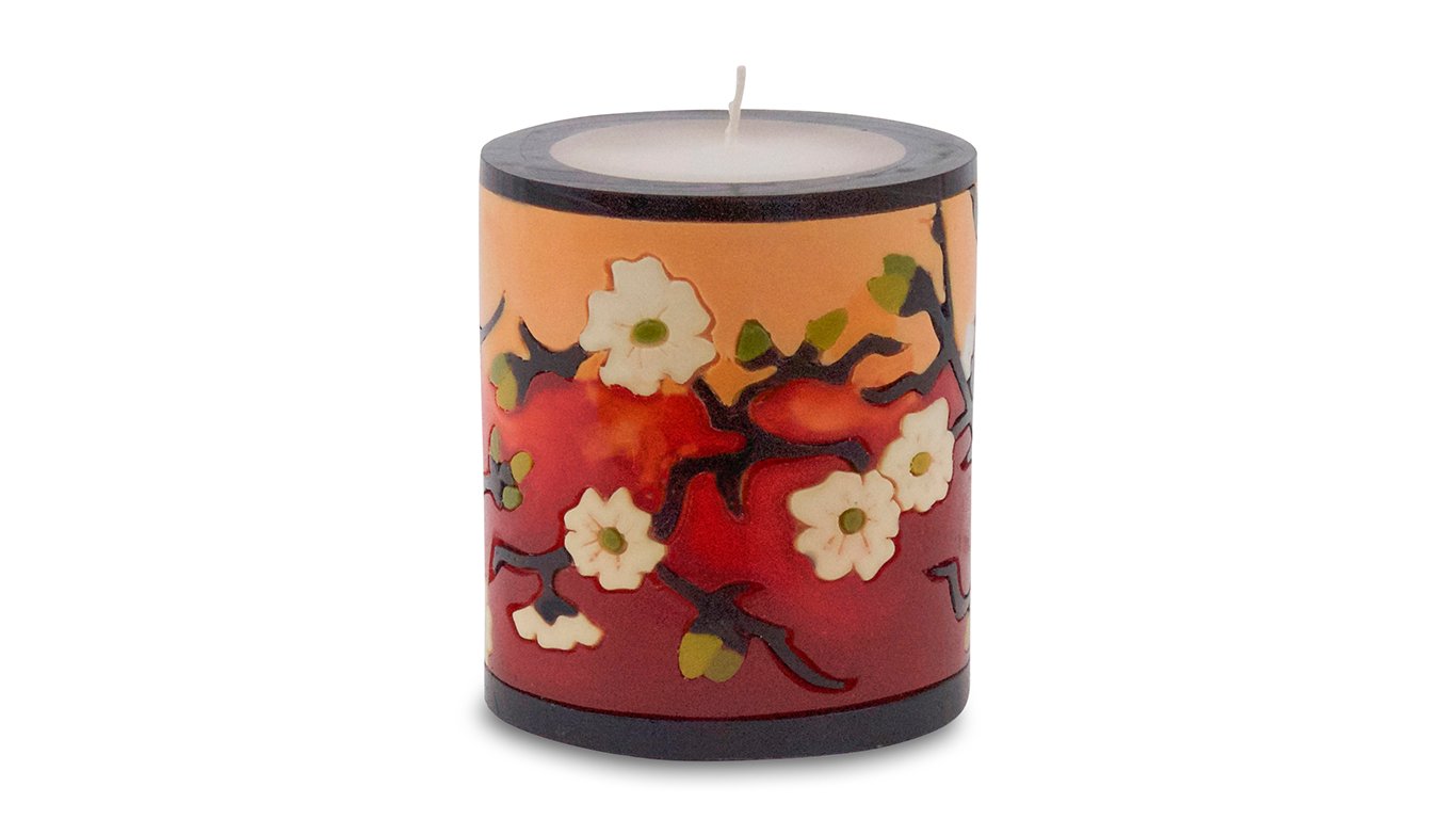 Plum Blossom Illuminated Candle