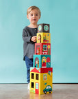 Peek-A-Boo House Stacking Blocks