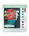 Peonies in Vase Paint-by-Number Kit