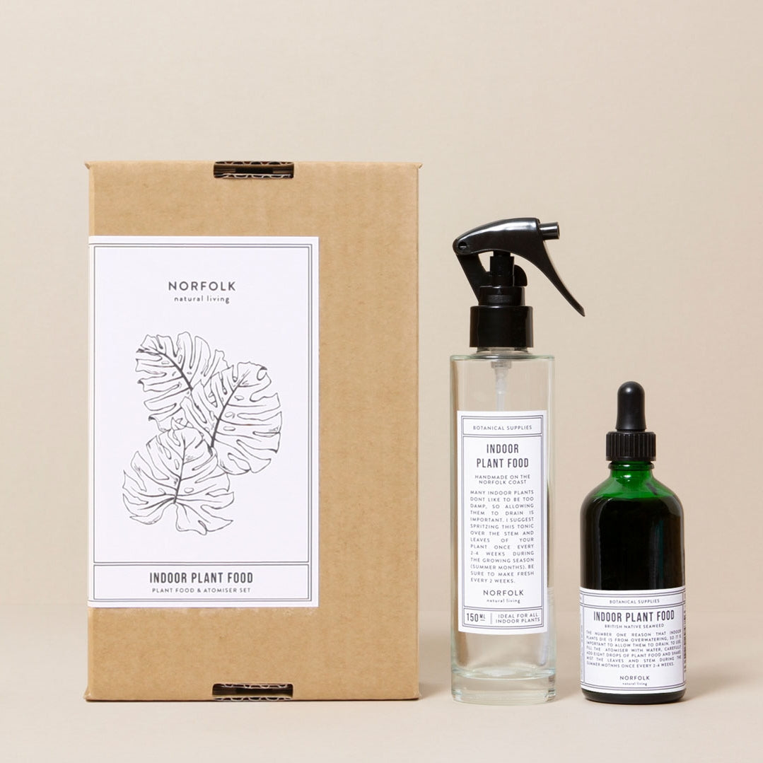 Indoor Plant Food and Atomizer Set