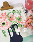 Poppies in Vase Paint-by-Number