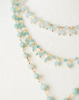 Serenity Aquamarine Multistrand Pendant