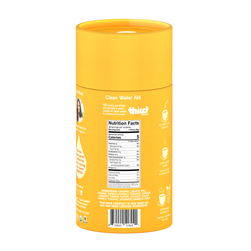 Unsweetened Tea Drops Citrus Ginger Red Orchard