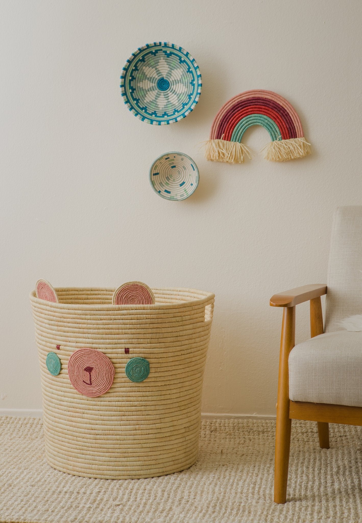 Teal Burst 10" Basket