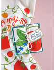 Tomato + Basil Dish Towel Set