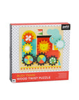 Busy Train Wooden Twist Puzzle