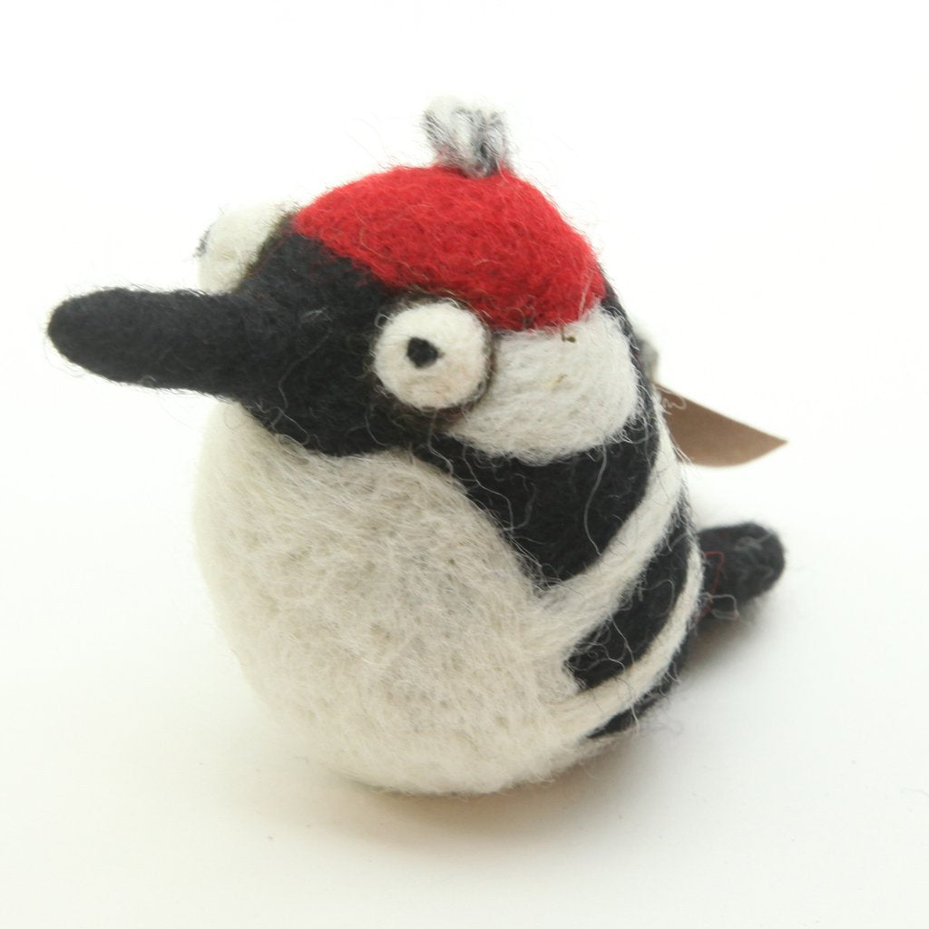 Woodpecker Felty Ornament