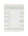 Blue Stripe Picture Frame