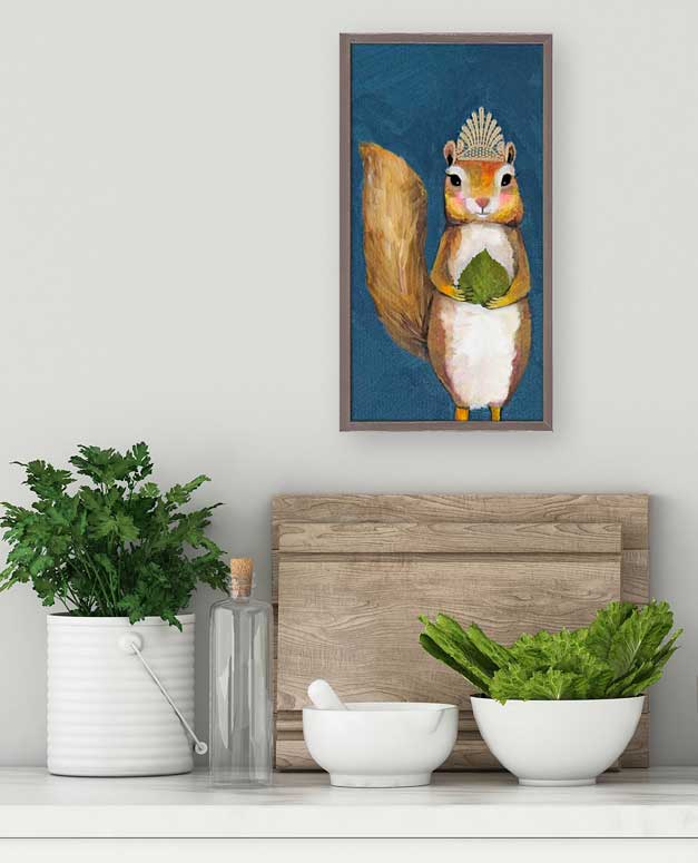 Squirrel King Mini Canvas