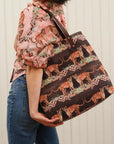 Woodland Leopard Tote