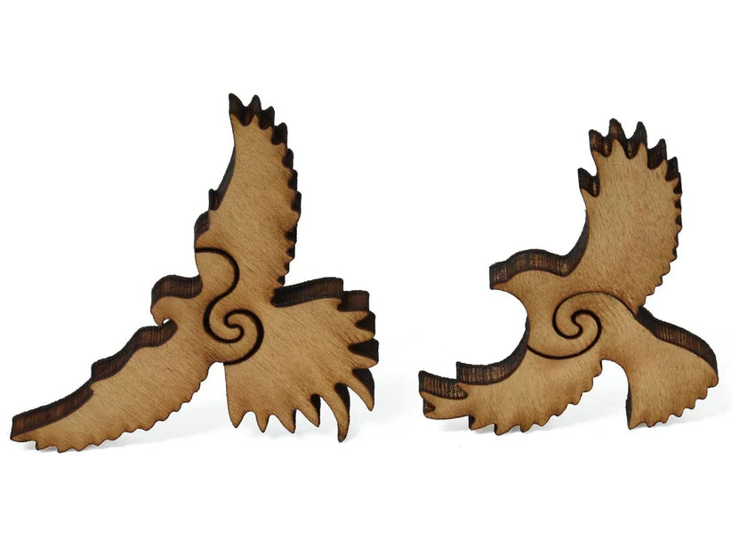 Patchwork Birds Wooden Puzzle
