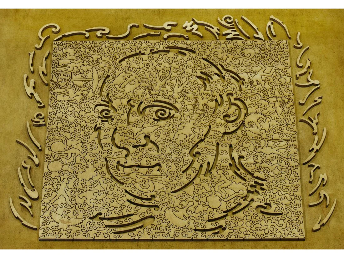 Picasso&#39;s Studio Wooden Puzzle