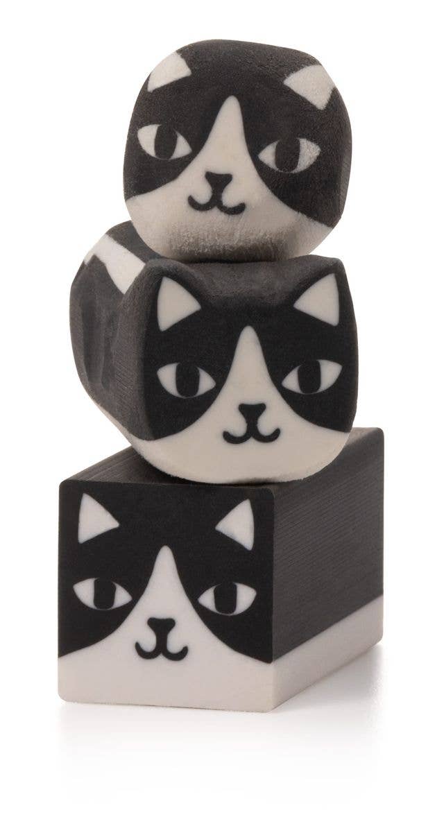 9 Lives Cat Eraser