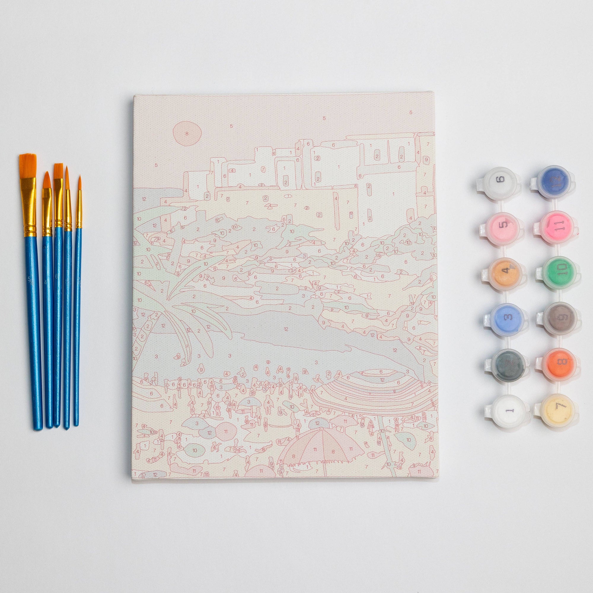 Italian Summer Mini Paint by Numbers Kit