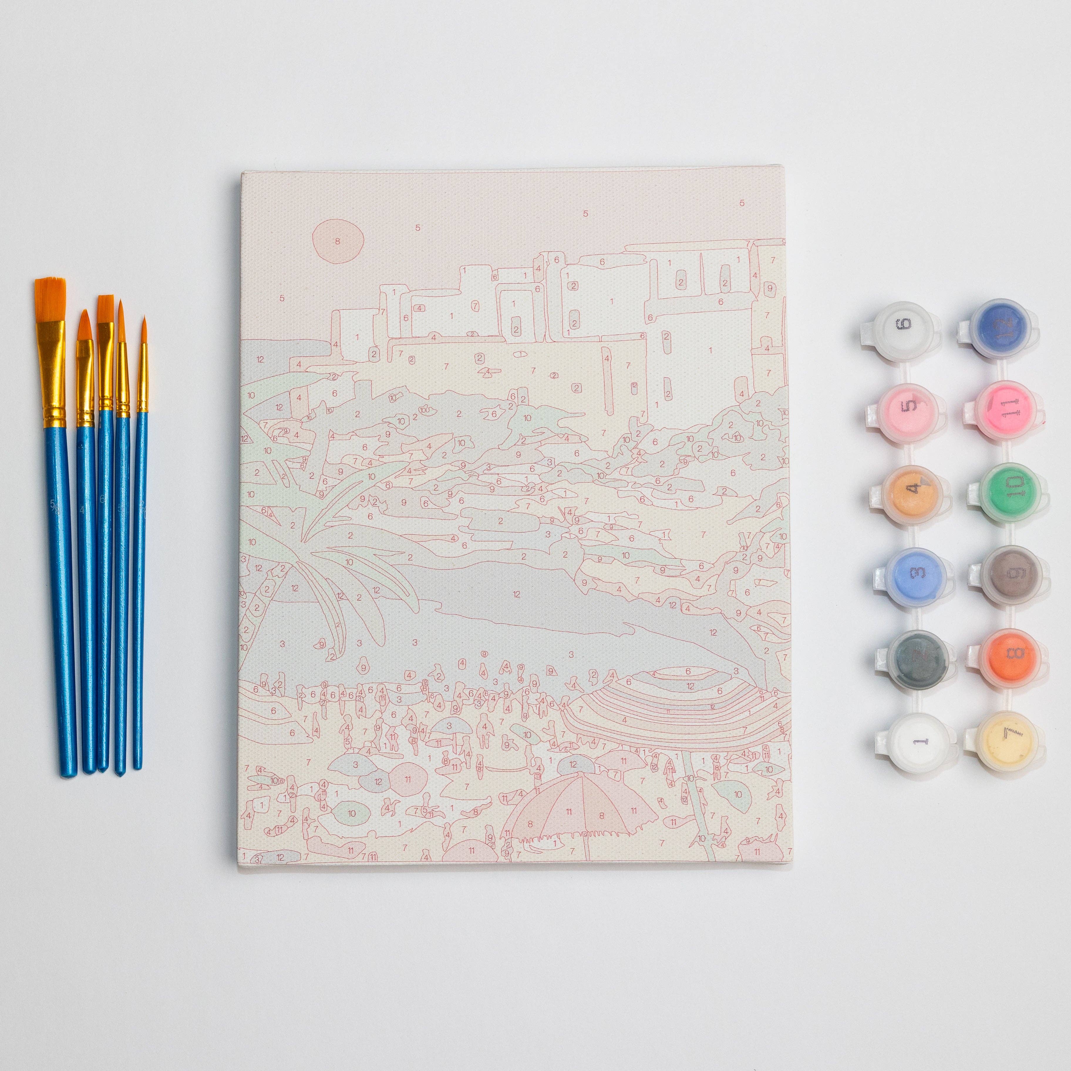 Italian Summer Mini Paint by Numbers Kit