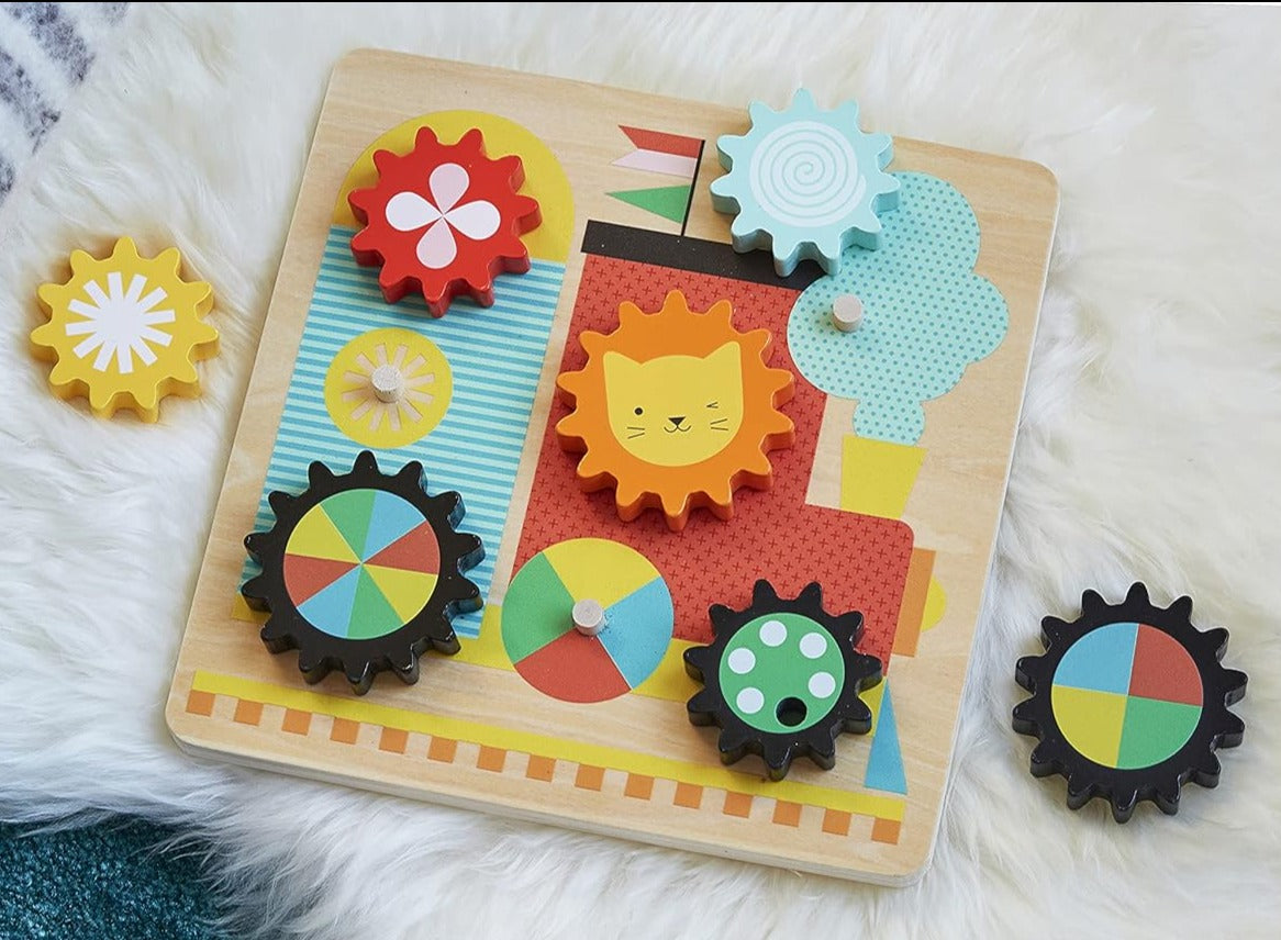 Busy Train Wooden Twist Puzzle