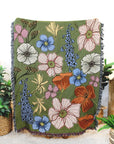 Wild Flowers Tapestry Blanket
