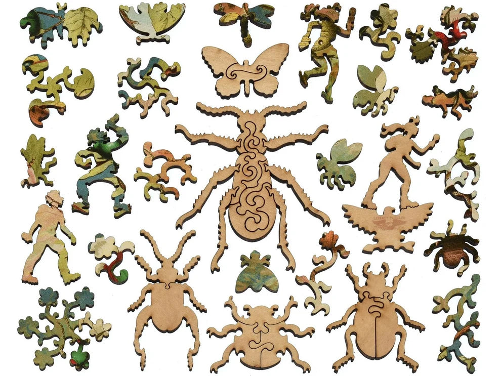Beetles Wooden Puzzle