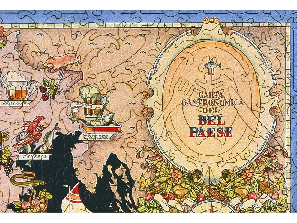Bel Paese Wooden Puzzle