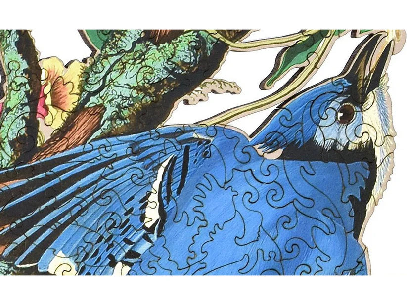 Blue Jay Wooden Puzzle