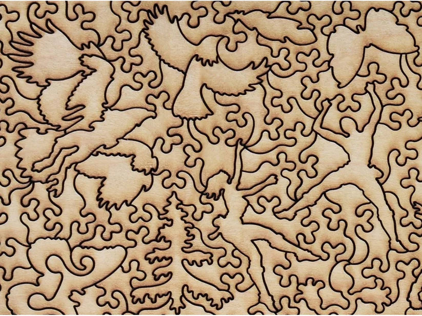 Chautauqua Trail Wooden Puzzle