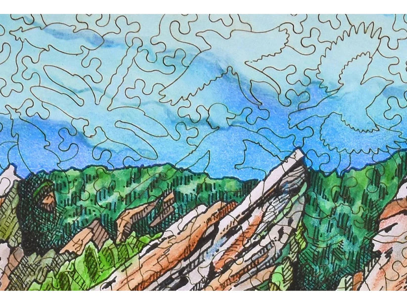 Chautauqua Trail Wooden Puzzle
