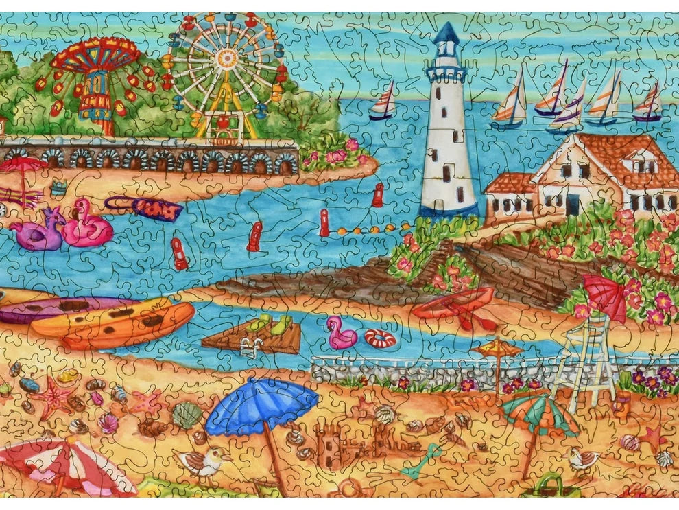 Coastal Pastimes Wooden Puzzle