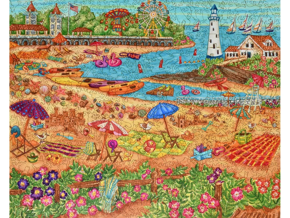 Coastal Pastimes Wooden Puzzle