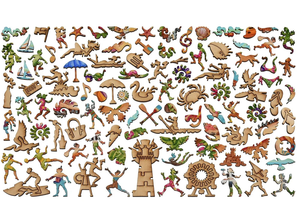 Coastal Pastimes Wooden Puzzle