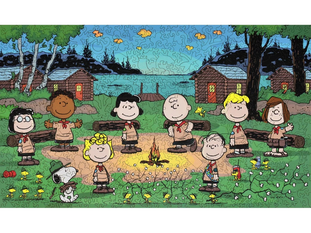 Happy Campers Wooden Puzzle